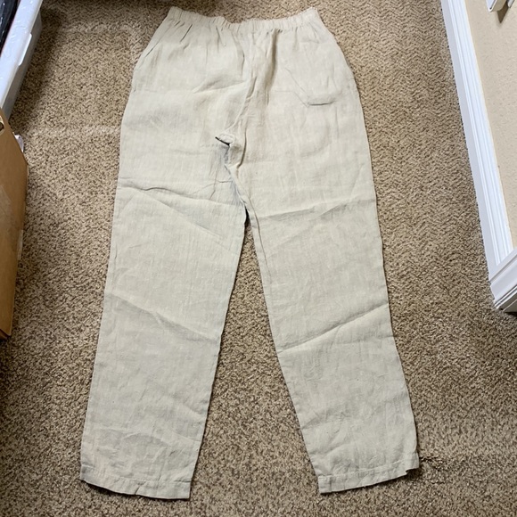 Vintage Linen Pants Long, with pockets - Picture 6 of 8
